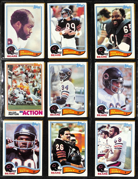 1982 Topps Football Complete Set w. Lawrence Taylor Rookie (528 Cards)!