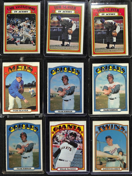 Lot of (30+) 1971-74 Topps Baseball Cards w. (2) Dave Winfield RCs and Many Stars! 