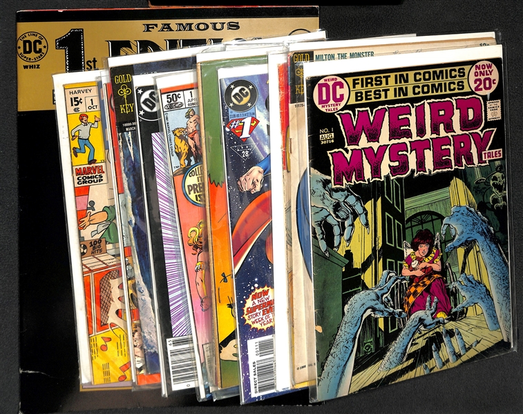 Lot of (12) Mostly 1st Edition Comics w. DC Weird Mystery Tales, Milton the Monster, A Date w/ Millie, and Others