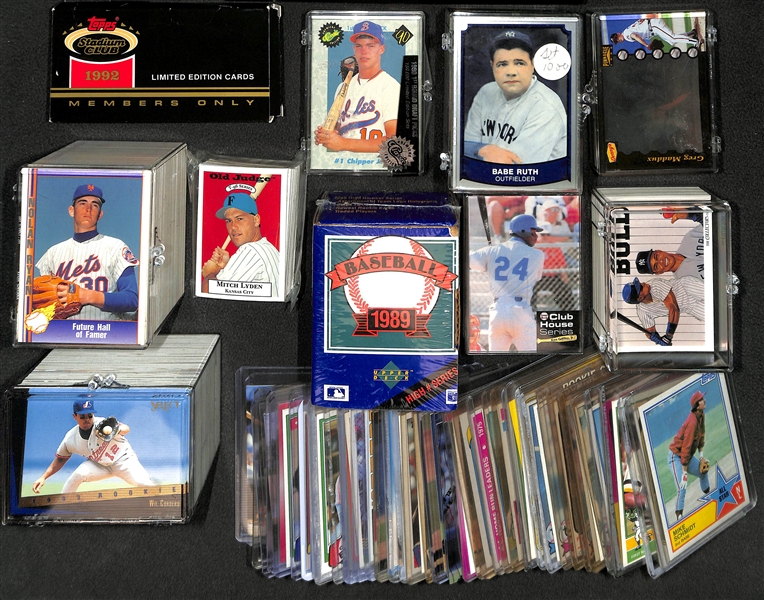 Huge Lot of 1970s-1990s Baseball Cards and Mini Sets