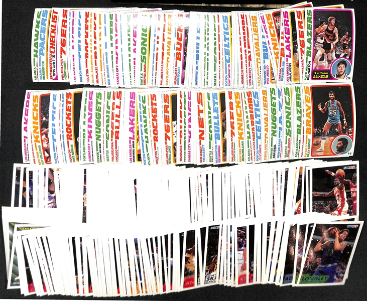 1978-79 Topps and 1993-94 Fleer Basketball Complete Sets