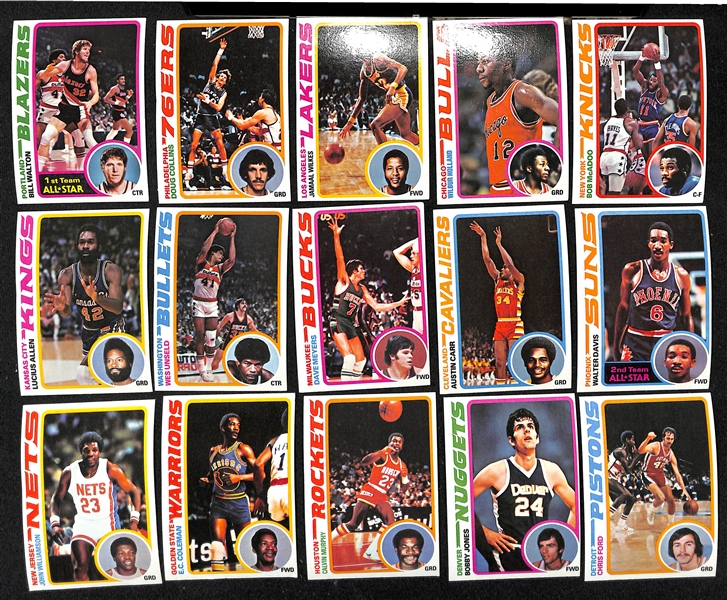 1978-79 Topps and 1993-94 Fleer Basketball Complete Sets