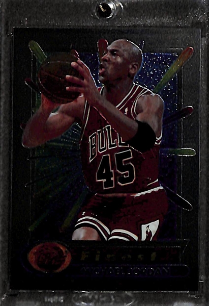 1993-94 Topps Finest Michael Jordan # 1 & 1994-95 Topps Finest Michael Jordan  # 331