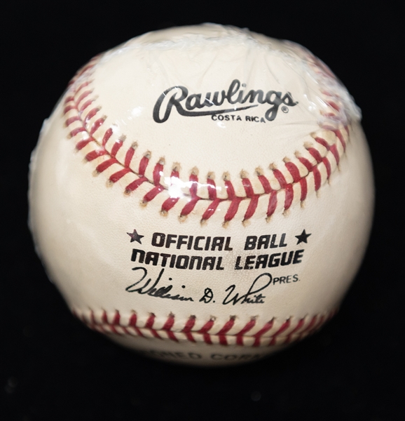 Jimmy Stewart Signed Rawlings Official NL Baseball (JSA LOA)