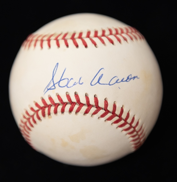 Hank Aaron Signed Rawlings Official NL Baseball (JSA LOA)
