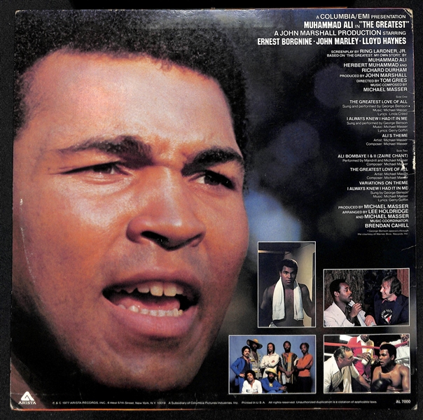 Muhammad Ali Signed The Greatest Record Album w. The Greatest Inscription (JSA COA)