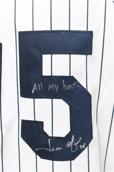 Jason Giambi Signed Majestic New York Yankees Jersey (JSA Auction Letter)