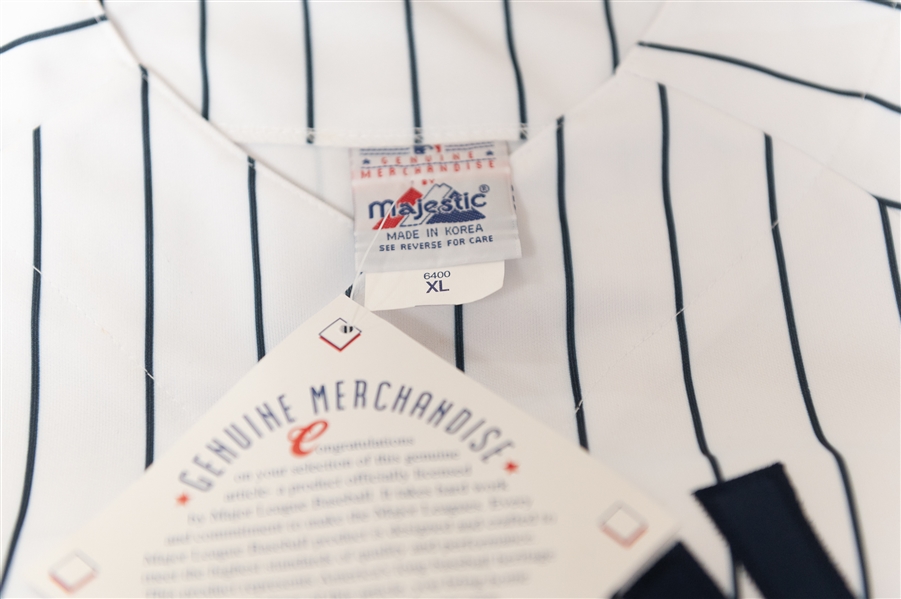 Jason Giambi Signed Majestic New York Yankees Jersey (JSA Auction Letter)