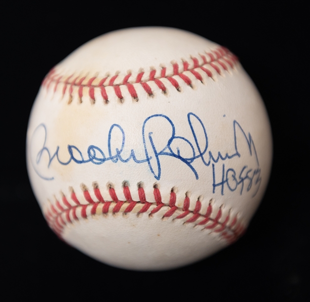 Lot of (3) Signed HOFer Baseballs Mariano Rivera, Brooks Robinson, Reggie Jackson (JSA Auction Letter)