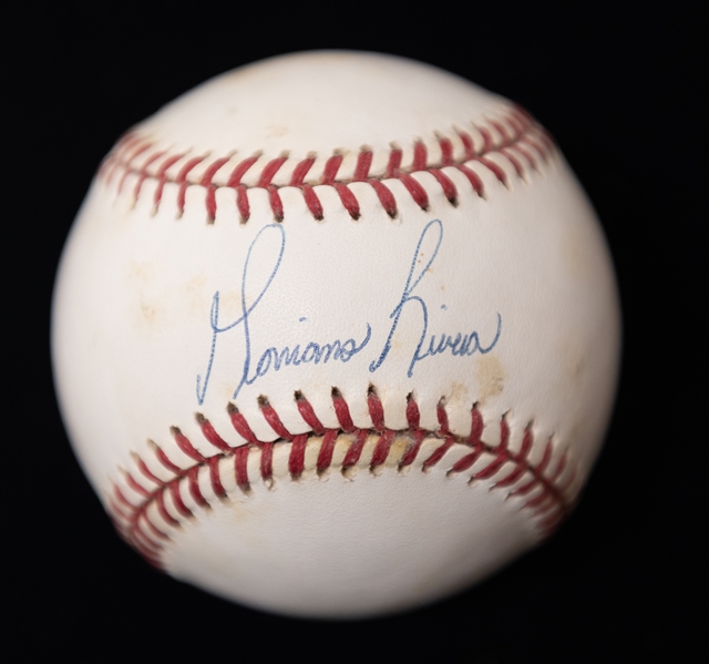 Lot of (3) Signed HOFer Baseballs Mariano Rivera, Brooks Robinson, Reggie Jackson (JSA Auction Letter)