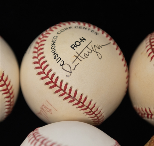 Lot of (8) Autographed Baseballs w. Nolan Ryan, Mark McGwire, and Others - JSA Auction Letter