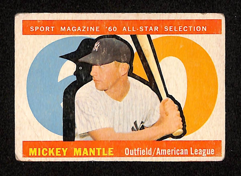 1960 Topps Mickey Mantle All-Star High #563
