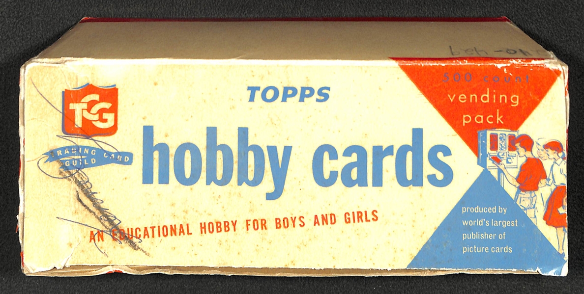 1950s Topps Empty Trading Card Vending Box (Rarely Seen)