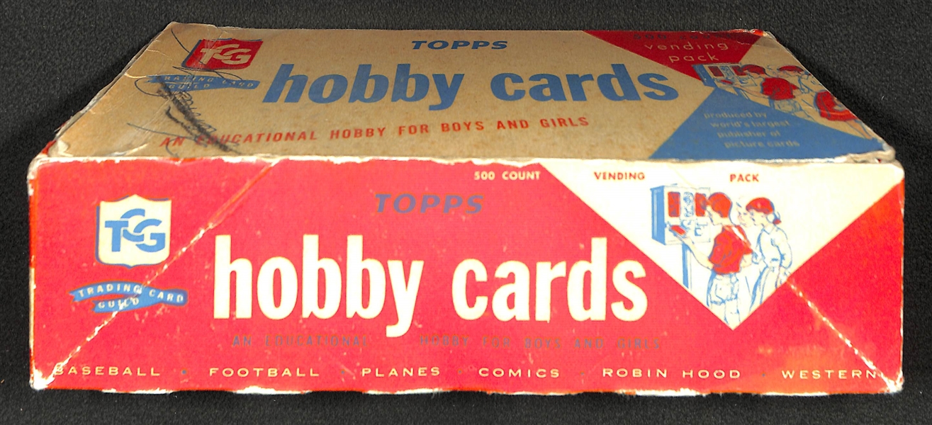 1950s Topps Empty Trading Card Vending Box (Rarely Seen)