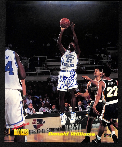 Lot of (6) Basketball 8x10 Signed Photos w. Julius Erving & Nate Archibald (JSA Auction Letter)