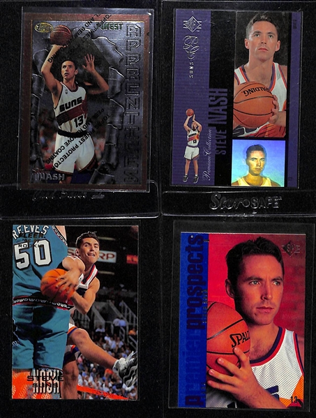 Lot of (40+) NBA Rookie Cards w. Iverson, V. Carter, Garnett, Nash and David Robinson