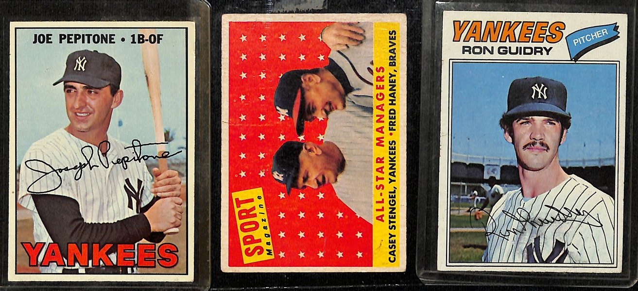 Lot of (21) Mostly 1960s Baseball Cards w. 1961 Fleer Babe Ruth, 1962 Topps Joe Torre and More