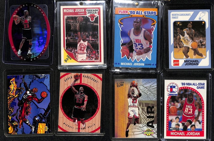 Lot of (80+) Michael Jordan Basketball Cards w. Many Inserts! 