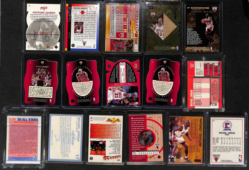 Lot of (80+) Michael Jordan Basketball Cards w. Many Inserts! 