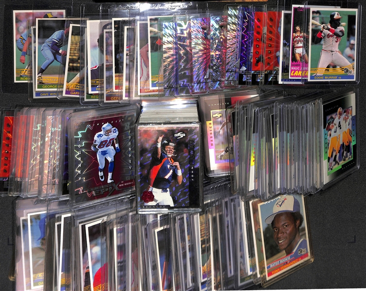 Huge (230+) Mixed Sports Lot w. 1998 Score Peyton Manning, 1981-82 Topps Magic Johnson and More