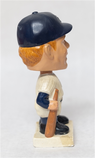 Vintage 1962 Mickey Mantle Bobblehead w. White Square Base