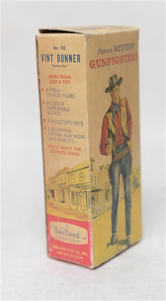 1958 Hartland Vint Bonner - Famous Western Gunfighters Figure - In Original Box