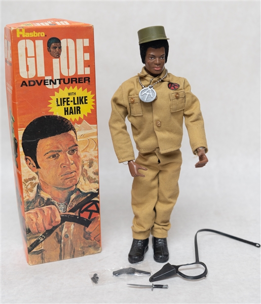 1970 Hasbro GI Joe Adventurer African American Soldier in Original Box