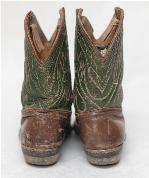 Vintage 1940s Gene Autry Cowboy Boots in Original Box - Childrens Size 11