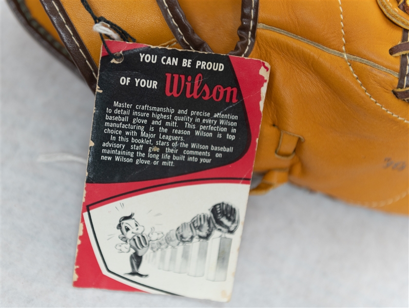 1950s Wilson Softball Catcher's Mitt with Original Tag & Shoebox