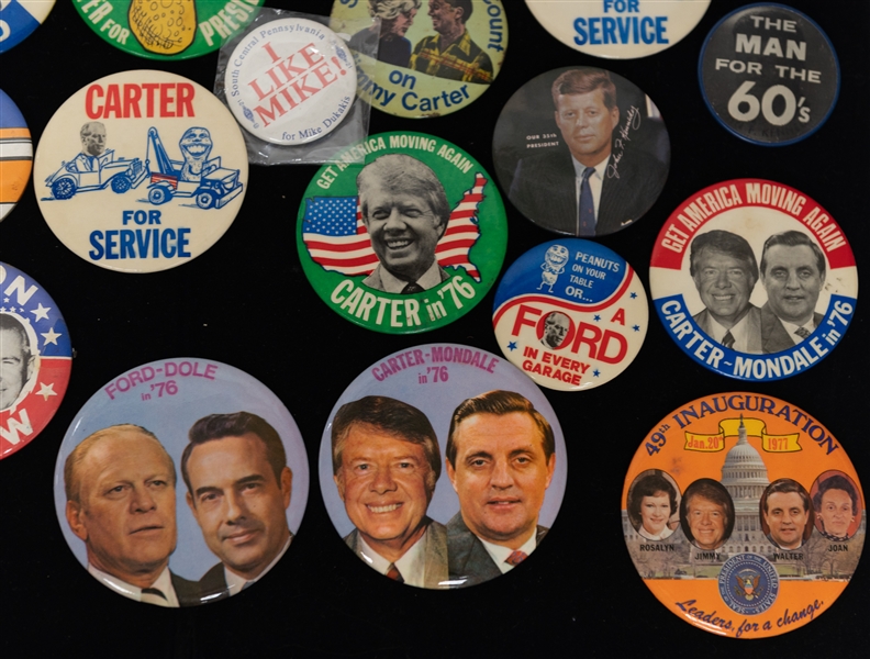 Lot of (24+) Vintage Political Pins