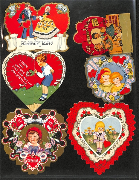  Approx 200+ Vintage Valentines Cards & Approx 50+ Early 1900s Greeting Cards