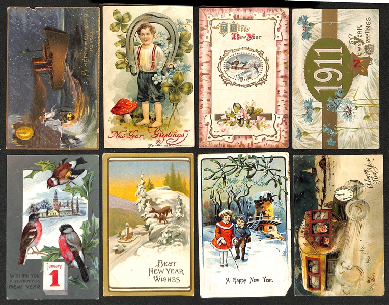  Lot of Approx. (300) Vintage Christmas Post Cards &  (30) Thanksgiving/New Years Post Cards