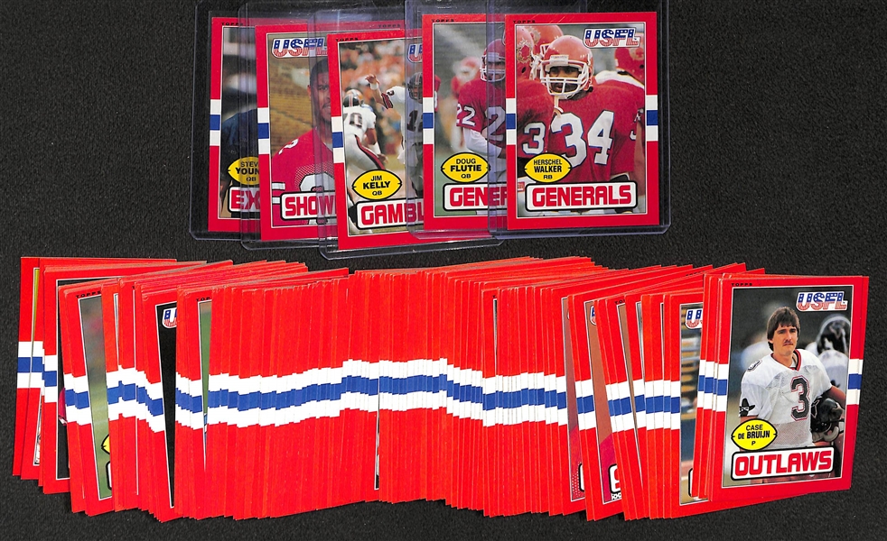 1985 Topps USFL Complete Set w/ Reggie White