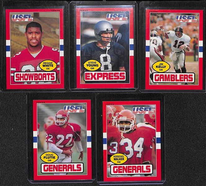 1985 Topps USFL Complete Set w/ Reggie White