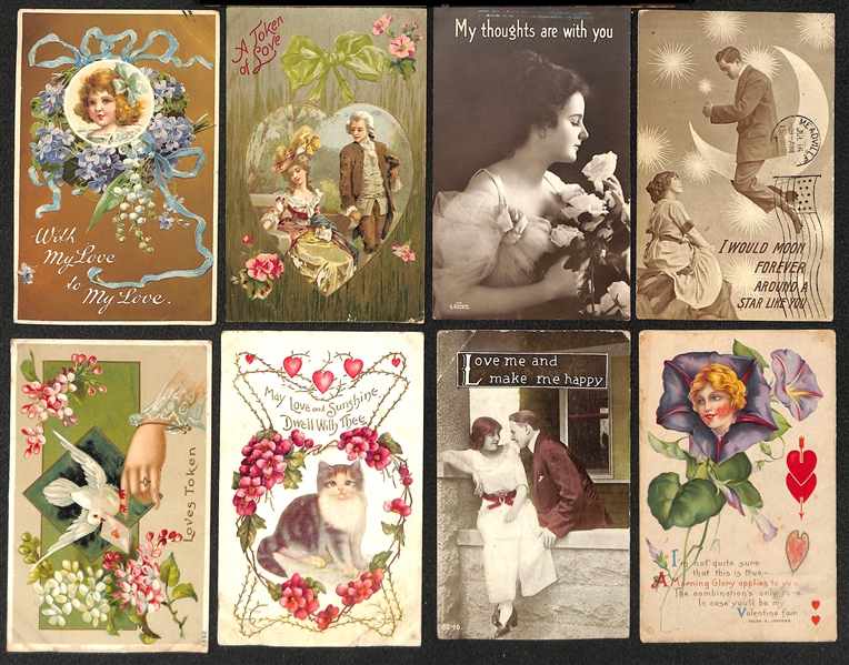 Lot of (150+) Vintage Easter Post Cards & (150+) Vintage Birthday/Get Well/Etc. Post Cards