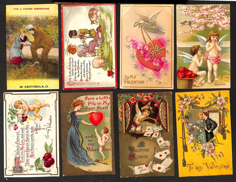 Lot of (150+) Vintage Easter Post Cards & (150+) Vintage Birthday/Get Well/Etc. Post Cards