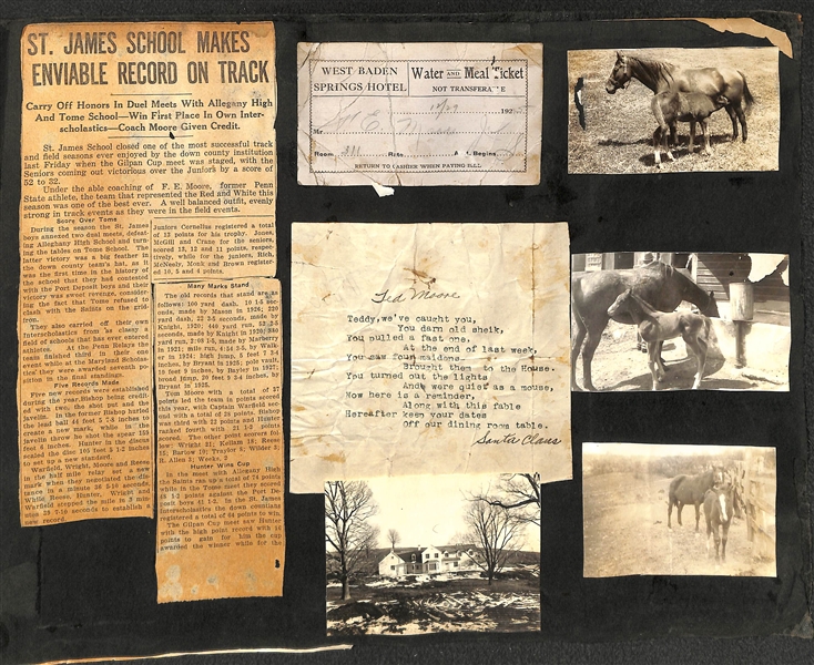  Early 1900s Penn State Autograph & Photo Scrapbook