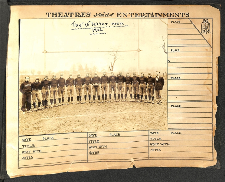  Early 1900s Penn State Autograph & Photo Scrapbook