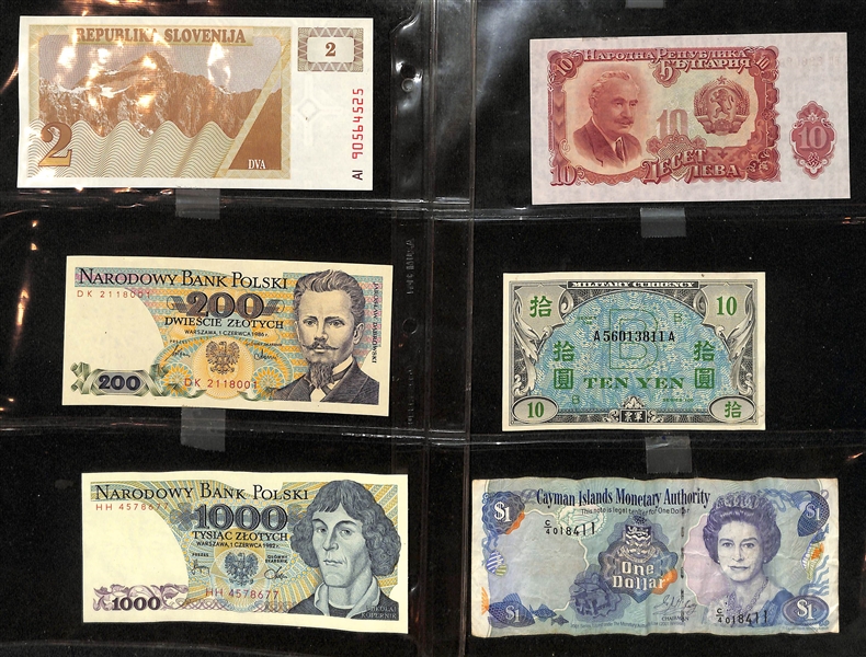  Lot of (27) Early 1900s - 2000s Foreign Paper Currency