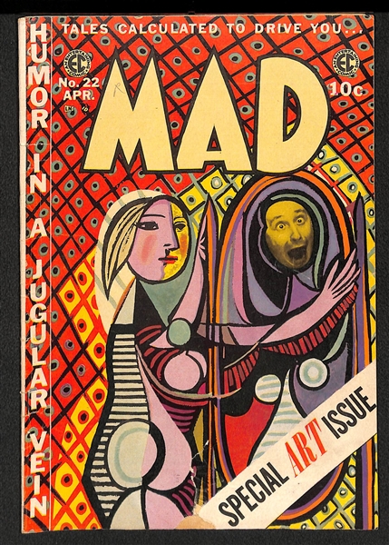  Lot of (3) Early 1950s Mad Comics - #6, #13, #22