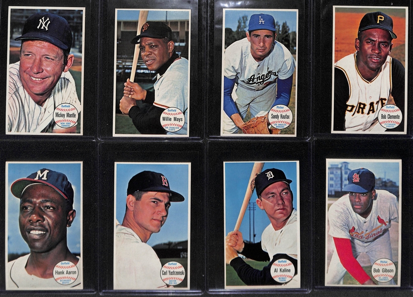 1964 Topps Giants Complete Set of 60 Cards w. Mantle/Mays/Koufax