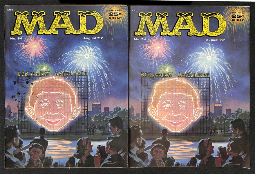  Lot of (11) Mad Magazines from 1957-1958