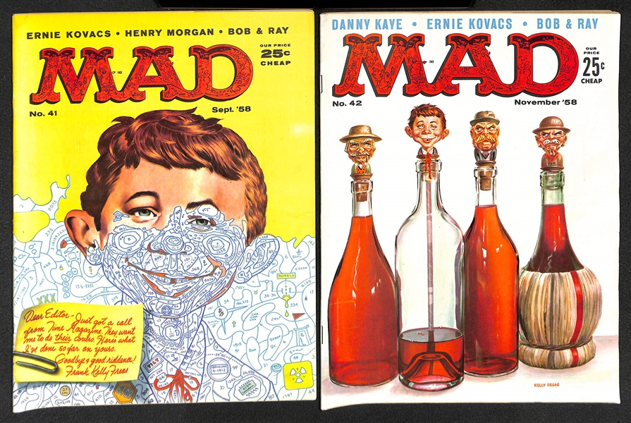  Lot of (11) Mad Magazines from 1957-1958