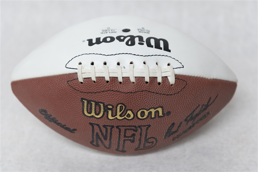 Super Bowl XXXIV Autographed Football w. (7) Signatures Inc. Wayne Gretzky and Joe Namath (JSA Cert.)