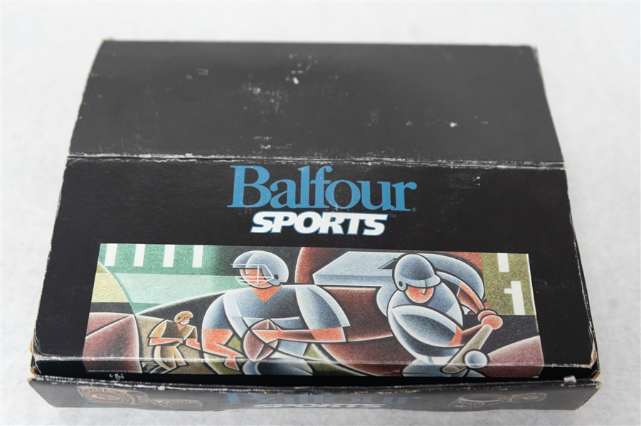 Vintage Balfour Sports Steelers & Broncos Complete Countertop Store Display