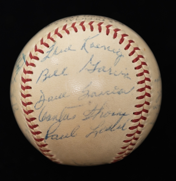 Lot of (3) Multi-Signed Baseballs w. Mike Schmidt, Warren Spahn, Frank Robinson, and Others (JSA Auction Letter)