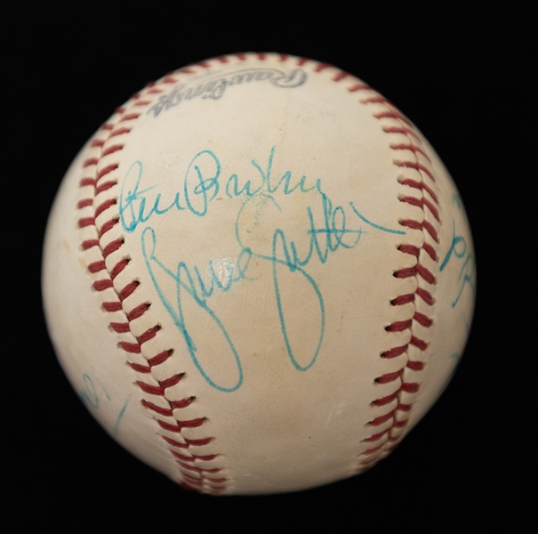 Lot of (3) Multi-Signed Baseballs w. Don Sutton, Tom Lasorda, Bruce Sutter, Ron Cey and Many More (JSA Auction Letter)