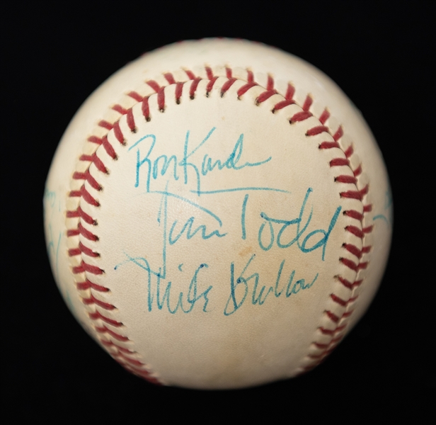 Lot of (3) Multi-Signed Baseballs w. Don Sutton, Tom Lasorda, Bruce Sutter, Ron Cey and Many More (JSA Auction Letter)