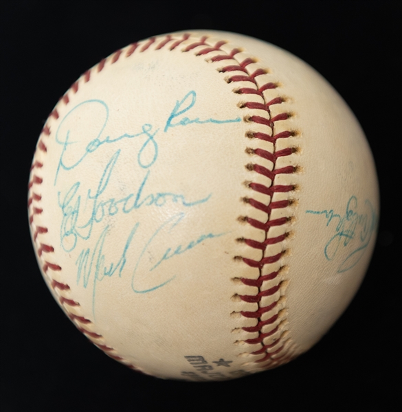 Lot of (3) Multi-Signed Baseballs w. Don Sutton, Tom Lasorda, Bruce Sutter, Ron Cey and Many More (JSA Auction Letter)