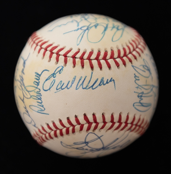 Lot of (3) Multi-Signed Baseballs w. Don Sutton, Tom Lasorda, Bruce Sutter, Ron Cey and Many More (JSA Auction Letter)